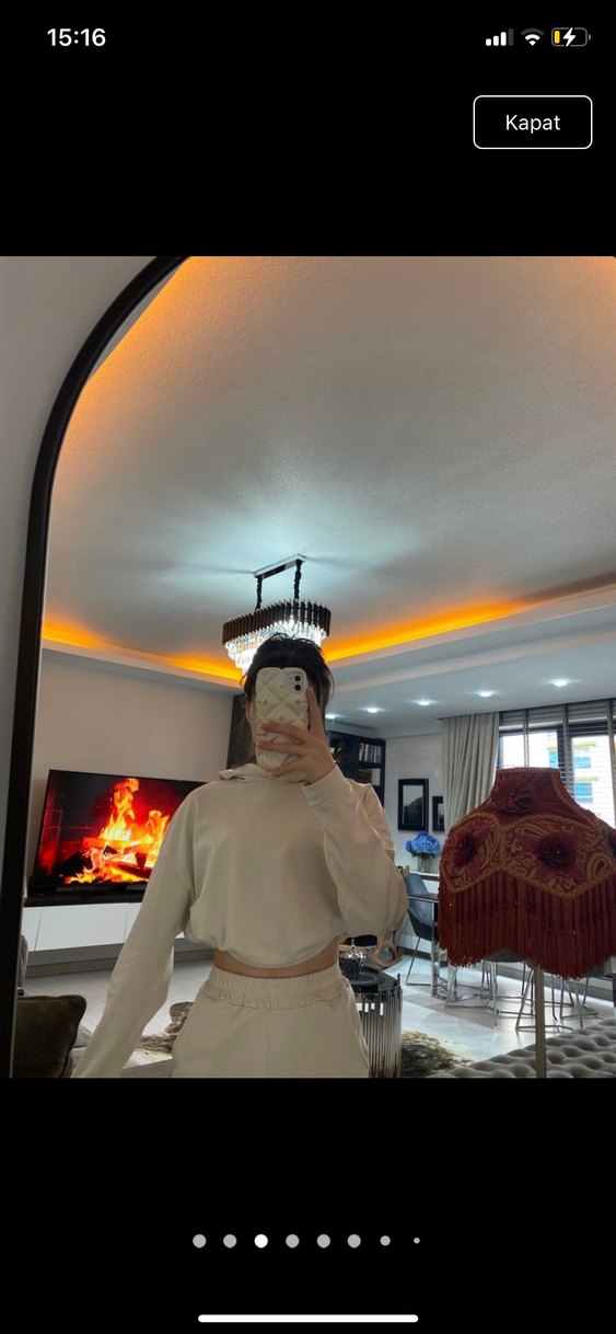 Ekru eşofman takımı - Görsel 4