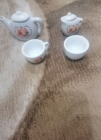 Porselen mini çay takımı