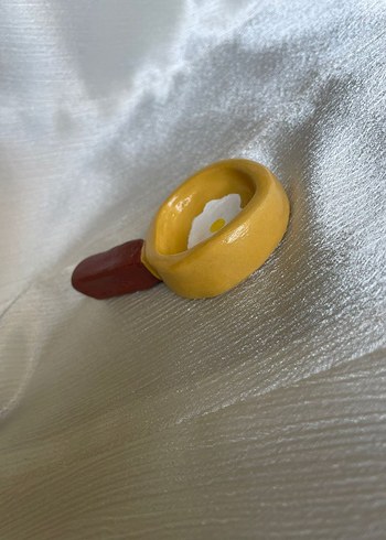 Beden sarı Renk Sarı Renkli Mini Tava Tealight Mumluk