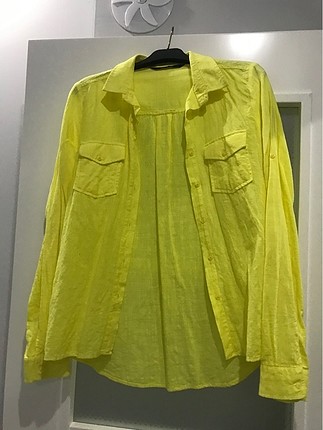 Limon sarısı gömlek