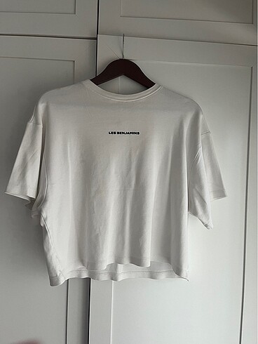 les benjamins oversize tee crop tshirt