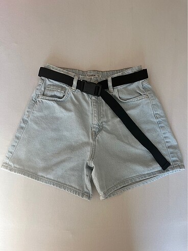 pull&bear kemerli şort