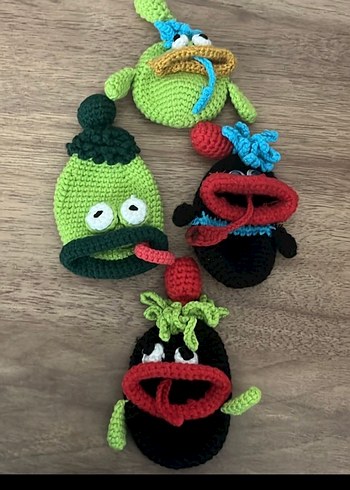 Renkli El Yapımı anahtarlık - Görsel 2