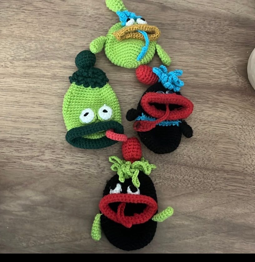 Renkli El Yapımı anahtarlık - Görsel 2