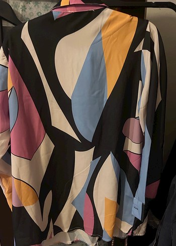 Renkli Desenli Uzun Kollu Kadın ikili takım - Görsel 2