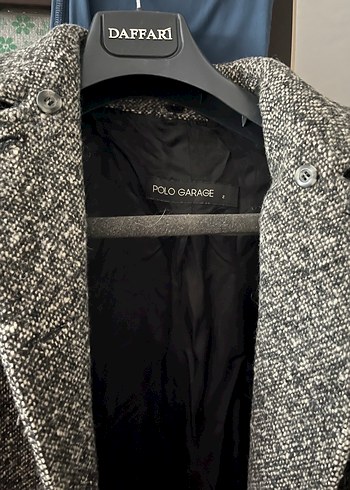 Gri Uzun Kışlık Kaban - Görsel 3