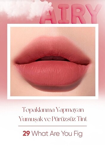 Beden çeşitli Renk Orjinal Peripera Ink Airy 29 Numara Tint