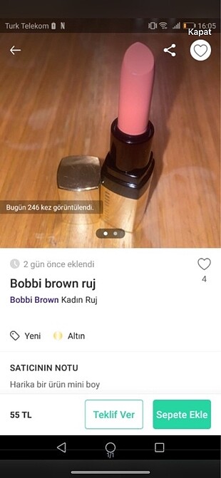 Bobbi brown ruj