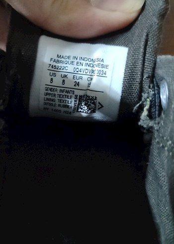 24 Beden Converse All Star Erkek Çocuk Yeşil Spor Ayakkabı