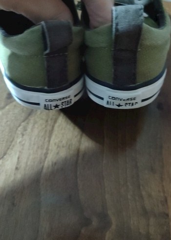 24 Beden yeşil Renk Converse All Star Erkek Çocuk Yeşil Spor Ayakkabı