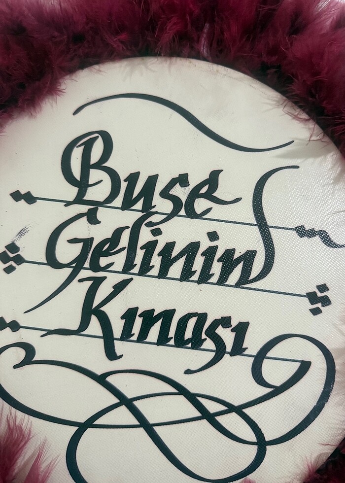 Buse gelinin kınası tef - Görsel 2