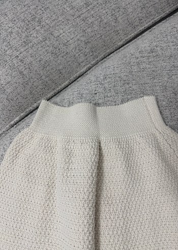 Dantelli Straplez Midi Triko Elbise - Görsel 5