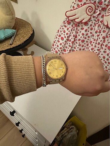 Beden altın Renk SwAtch saat kadın