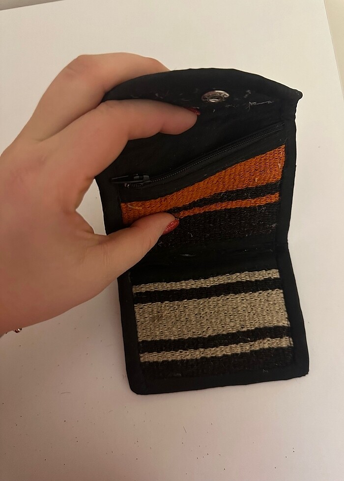 Etnik model cüzdan kök boya - Görsel 5