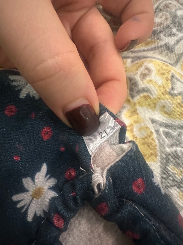 Çiçek Desenli Düğmeli Bebek Patik - Görsel 3