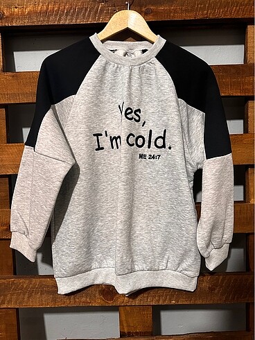 Sweatshirt şardonlu