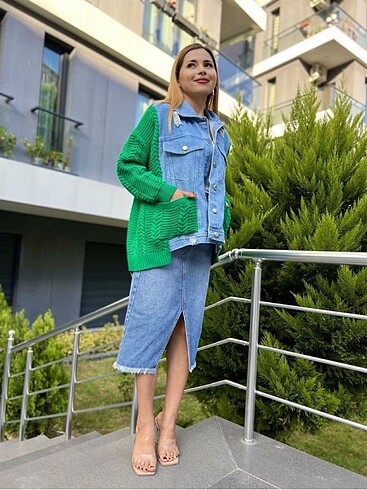 Zara Kot detaylı tasarım hırka