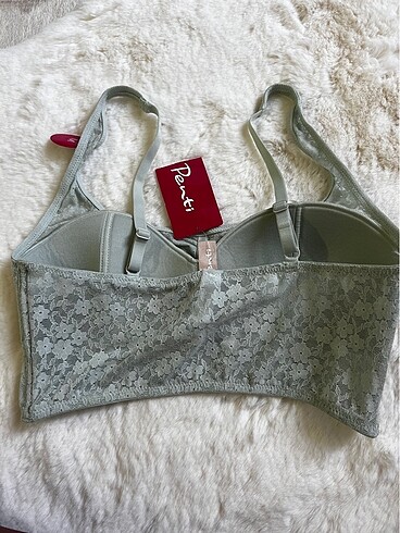 m Beden mavi Renk Penti bralet 80b