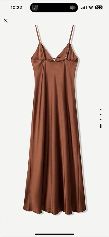 s Beden bershka saten elbise