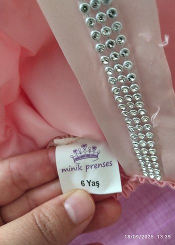 Pembe Bohem Tarzı Fırfırlı Kız Çocuk Elbisesi - Görsel 5