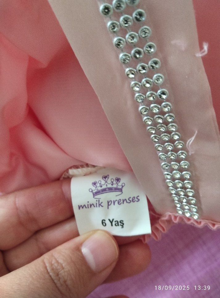 Pembe Bohem Tarzı Fırfırlı Kız Çocuk Elbisesi - Görsel 5