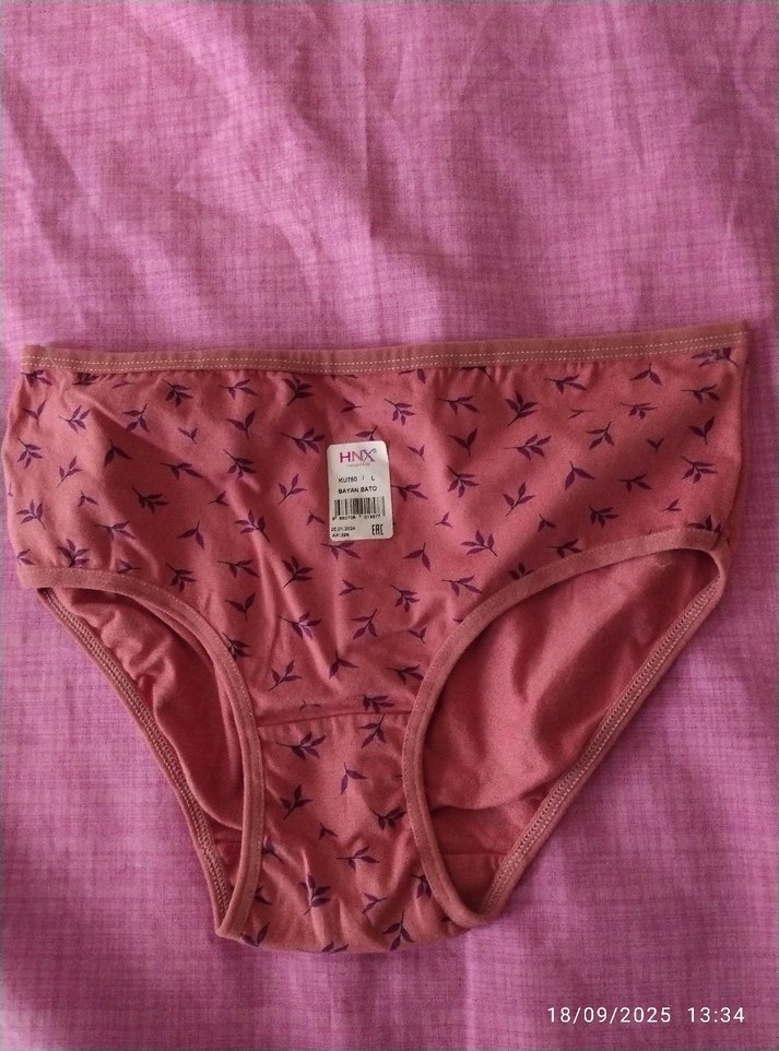 Renkli Kalp Desenli Midi Kadın Külot - Görsel 4