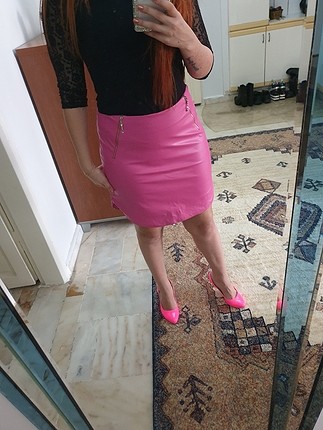 pembe deri etek 