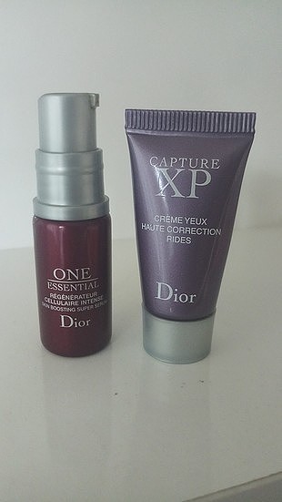 Christian Dior One Essential yüz serumu 5 ml + Capture XP göz se