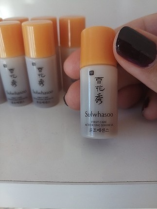 KORE Cilt Bakimii! Sulwhasoo Cilt bakim serumu 10x4ml, yeni.