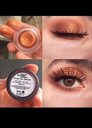 Farmasi krem far 03 orange pop rengi maybelline kiremit kahveren