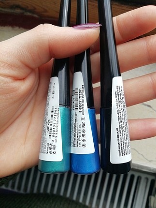 Beden Farmasi eyeliner siyah mavi yeşil zümrüt turkuaz likit jel fırça