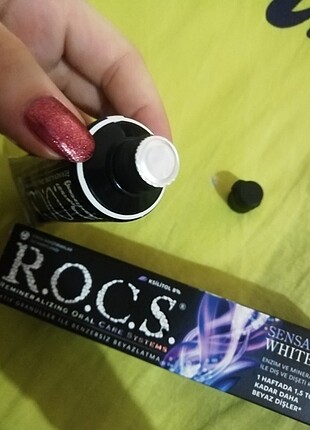  Beden Rocs sensation whitening toothpaste beyazlatıcı diş macunu ksili