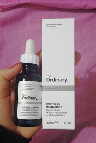 the ordinary retinol 1% in squalane retinoid yaşlanma sivilce iz