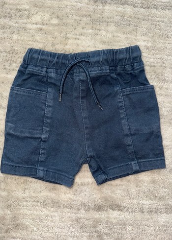 Lacivert Erkek Çocuk Bol Kesim Denim Şort