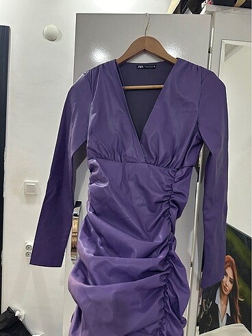 Zara deri elbise - Görsel 2