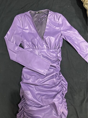 Zara deri elbise - Görsel 7