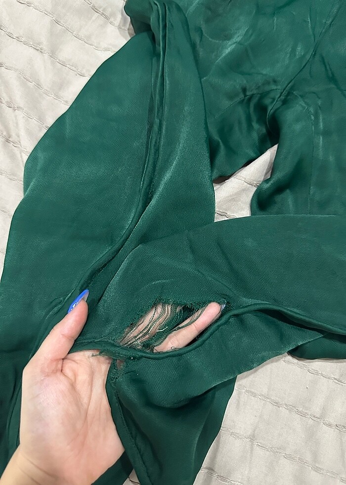 Zara havuç pantolon satensi - Görsel 5