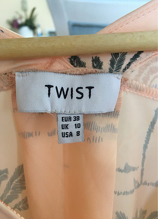 Twist palmiye detaylı gömlek 