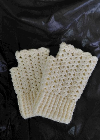 parmaksız Örgü Eldiven - Görsel 2