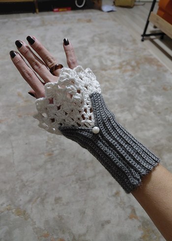 Bohem vintage y2k eldiven - Görsel 3