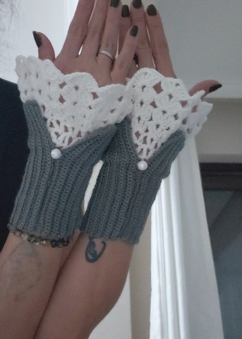 Bohem vintage y2k eldiven - Görsel 4