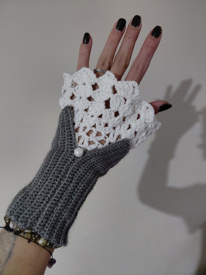 Bohem vintage y2k eldiven - Görsel 2