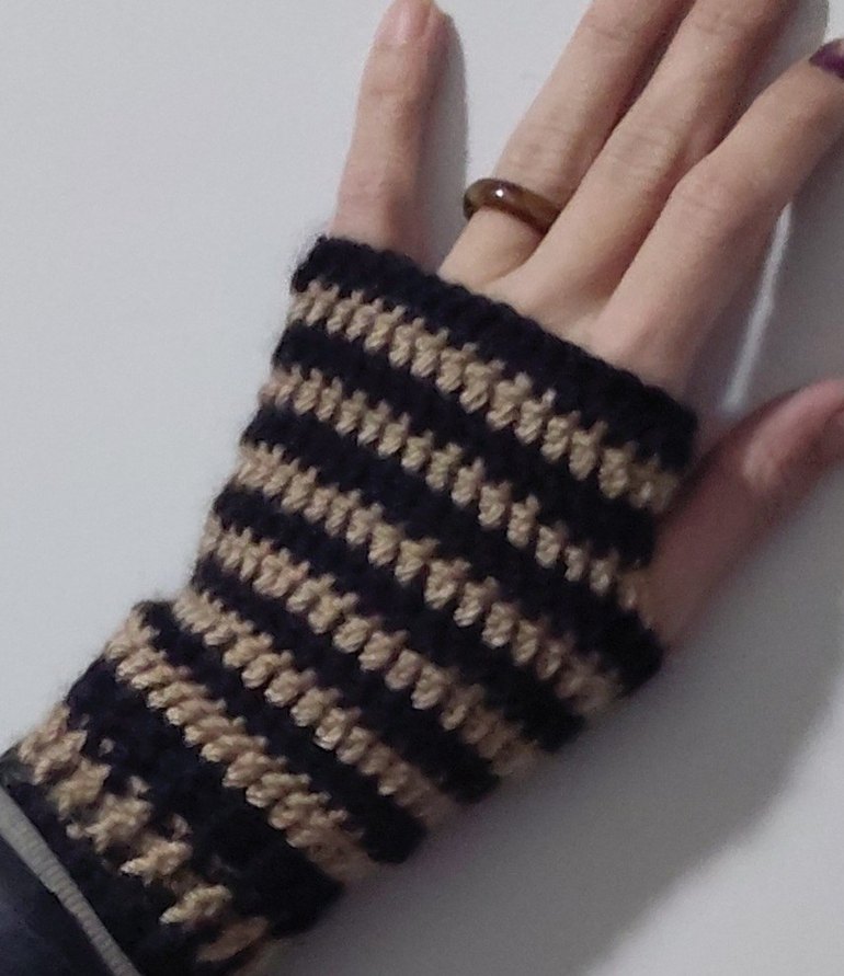 parmaksız örgü Eldiven - Görsel 2