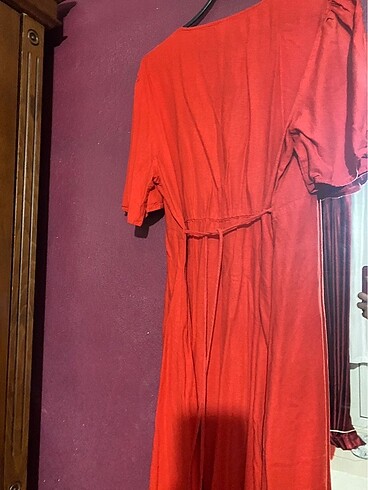 xl Beden kırmızı Renk Elbise