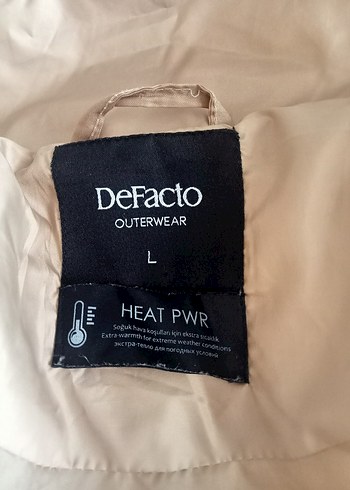 Kadın Bej Uzun Kışlık Mont - Görsel 5