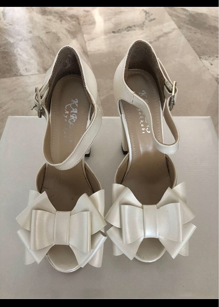 Gelin ayakkabısı 36 numara - Görsel 2
