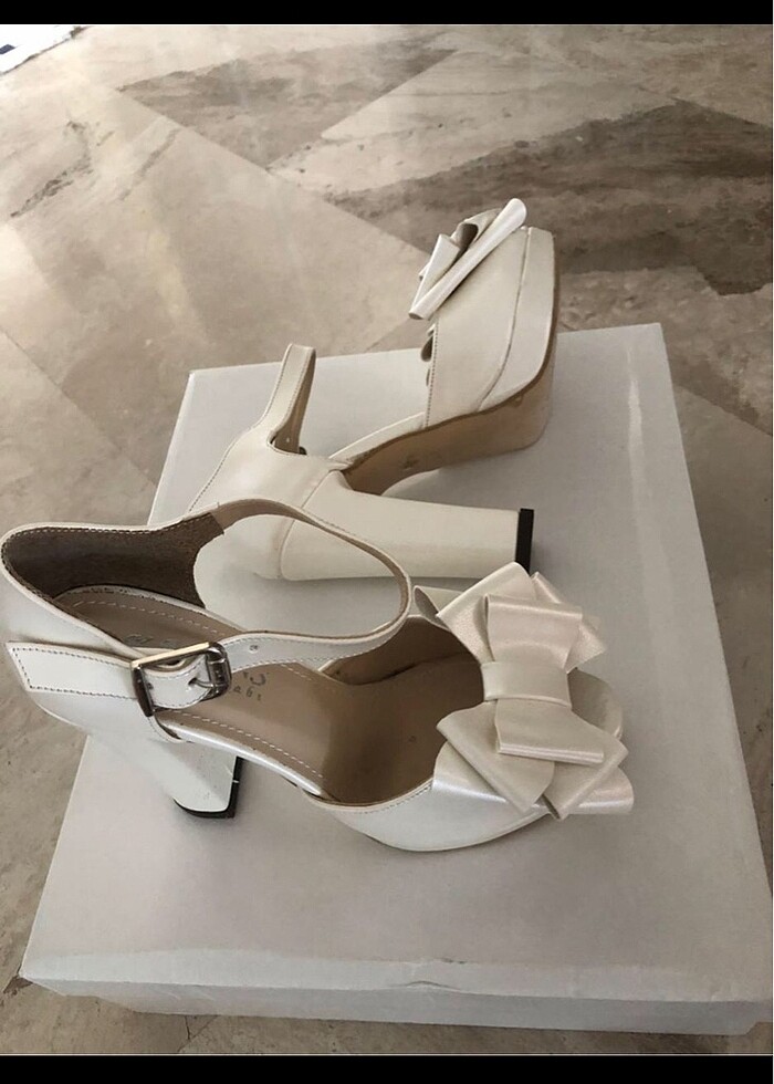 Gelin ayakkabısı 36 numara - Görsel 3