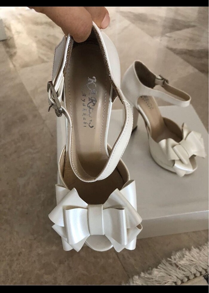 Gelin ayakkabısı 36 numara - Görsel 5