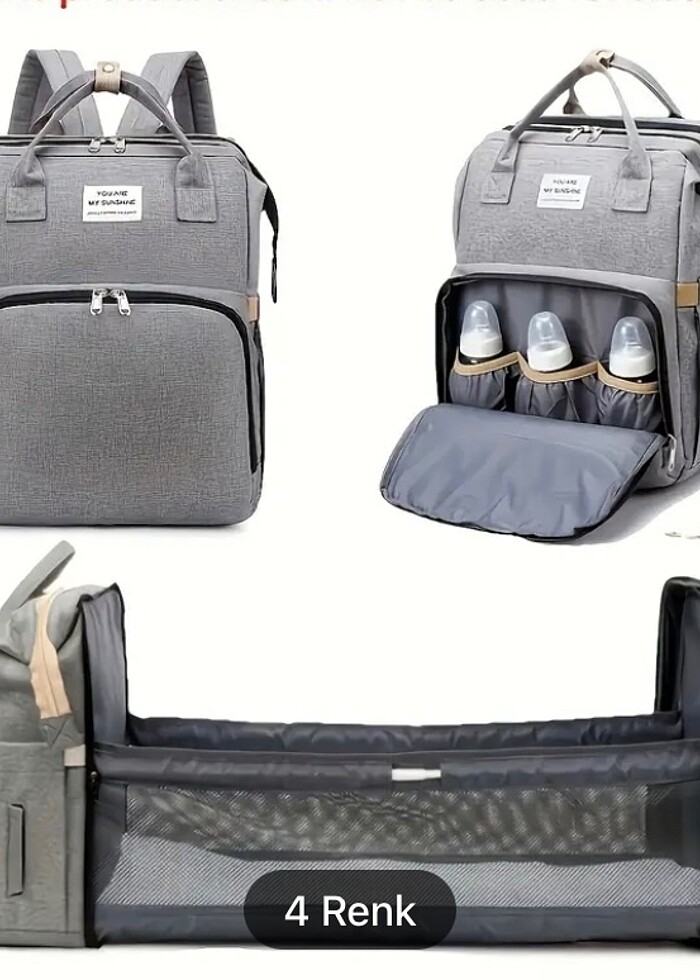 Sıfır poşetli anne bebek çantası - Görsel 2