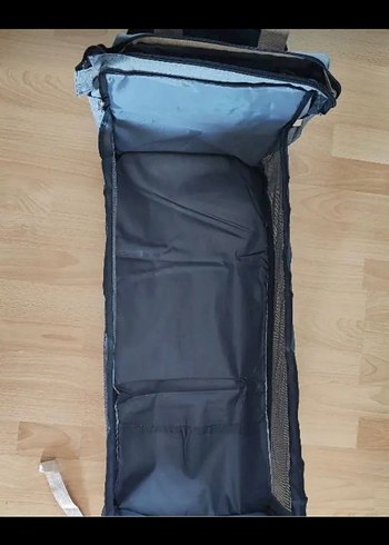 Gri Baskılı Çok Fonksiyonlu Bebek Çantası - Görsel 4